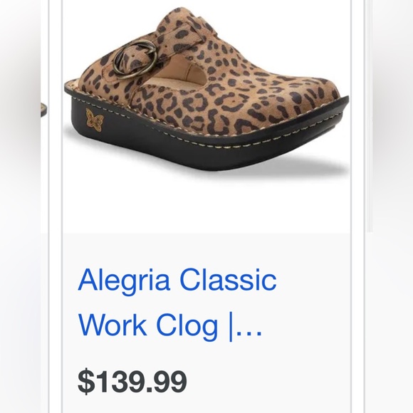 Alegria classic cheetah clog - Picture 5 of 5